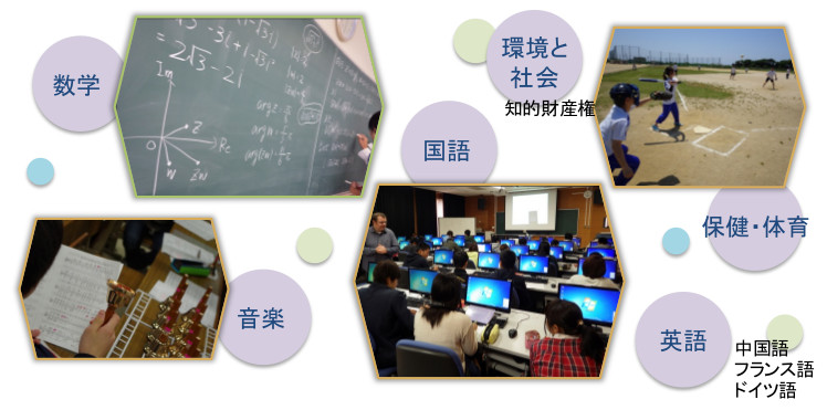 総合教育科で学ぶことのイメージ