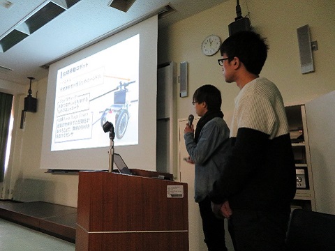 卒業研究発表会の様子