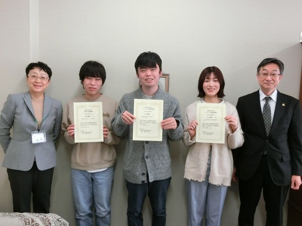 本校学生3名が情報処理学会関西支部大会にて受賞